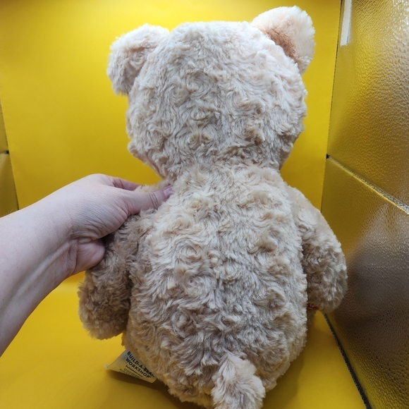 🧸 Build A Bear Happy Hugs Teddy Bear 2020 Stuffed Plush Animal 16" Beige Cream - Picture 4 of 8